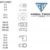 Clamps for indexable inserts