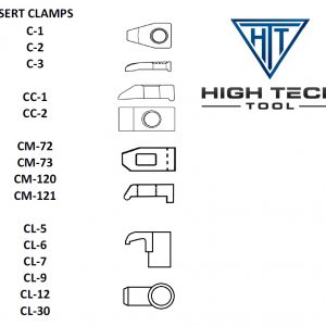 Clamps for indexable inserts